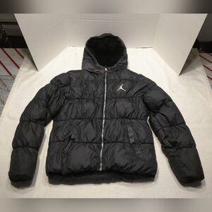 Jordan glitter shine Puffer Jacket for big girls, size -+- large 12 - 13 yrs